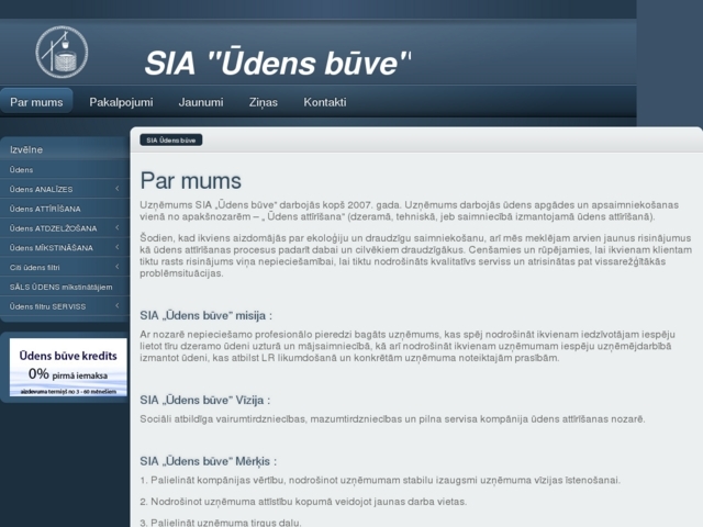 Ūdens būve, SIA